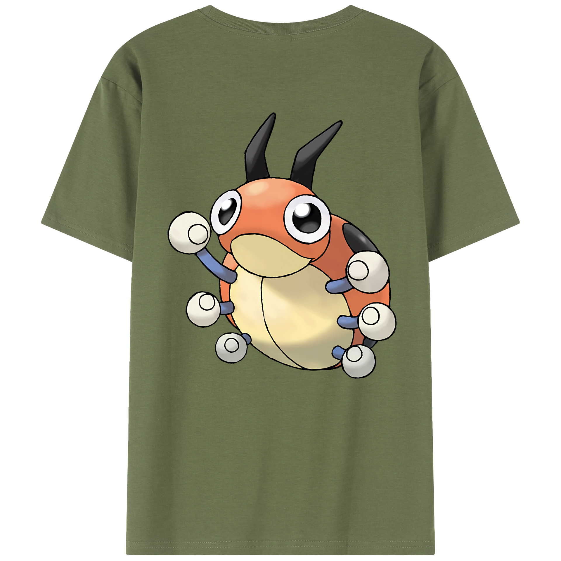（画像用） ポケットモンスター Pokémon 綿100％半袖Tシャツ（背面プリント）